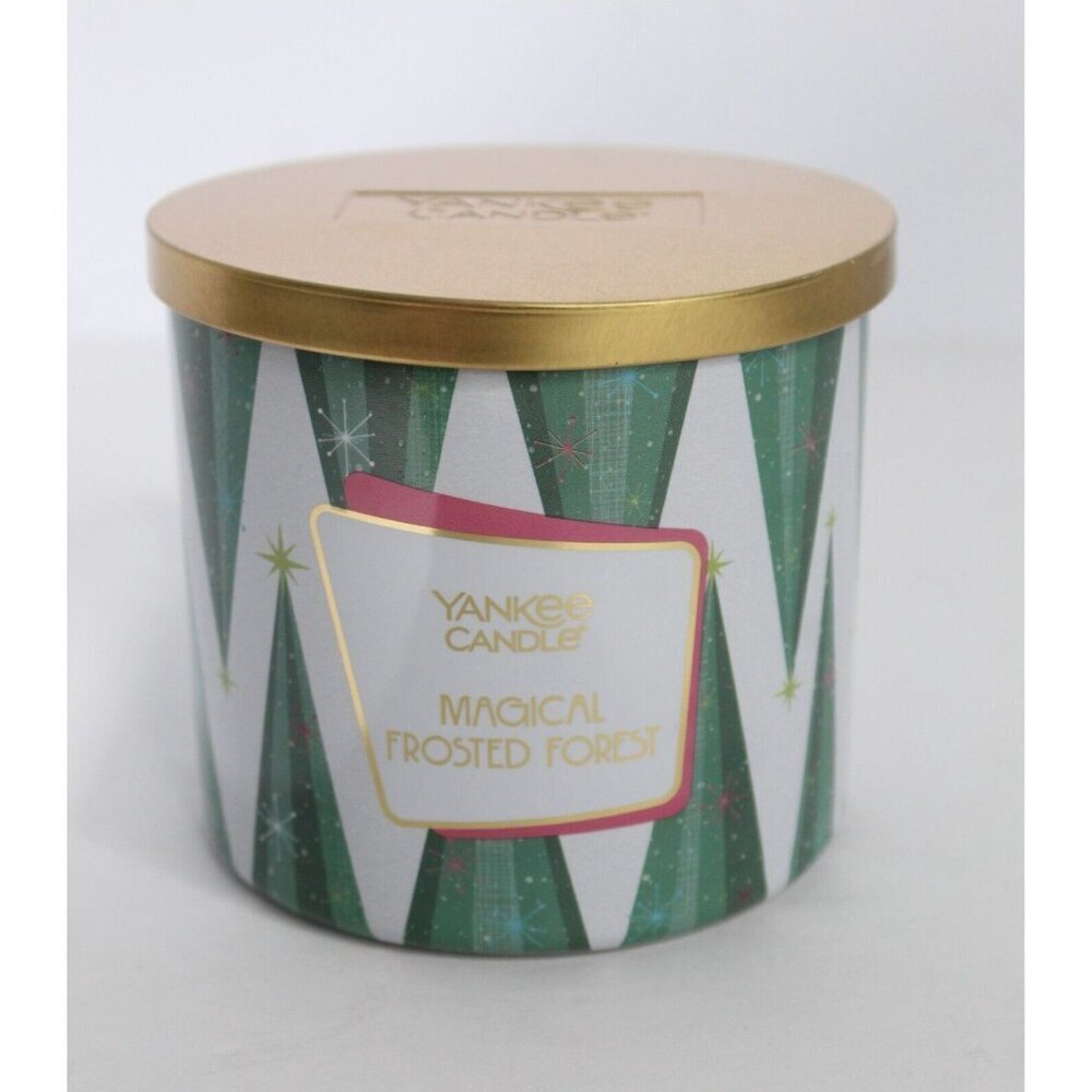 Yankee Candle Magical Frosted Forest 3-wick Scented‎ Candle 🌲Christmas 18 oz 🌲